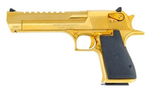 TITANIUM GOLD/BLK RUBBER GRIPS