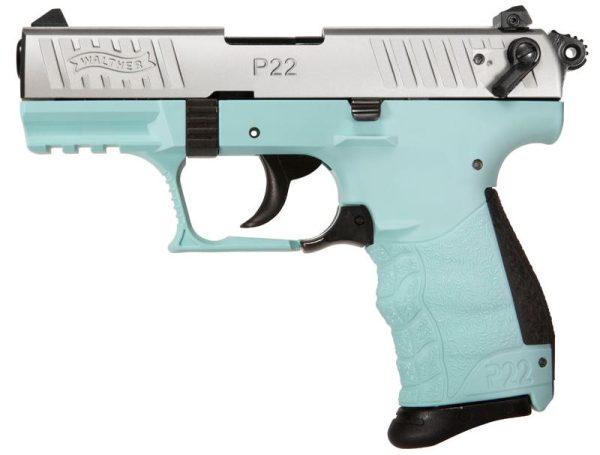P22Q 22LR NKL/ANGEL BLUE 3.4"