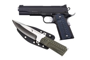 DE 1911 10MM 5" BLK W/KNIFE