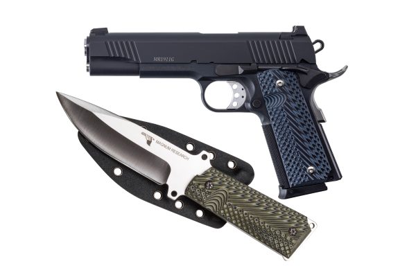 DE 1911 45ACP 5" BLK  KNIFE